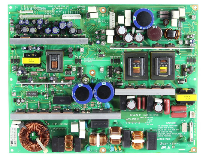 Sony 1-468-447-11 Power Supply Board APS-132 M PFM-42B1 PFM-510